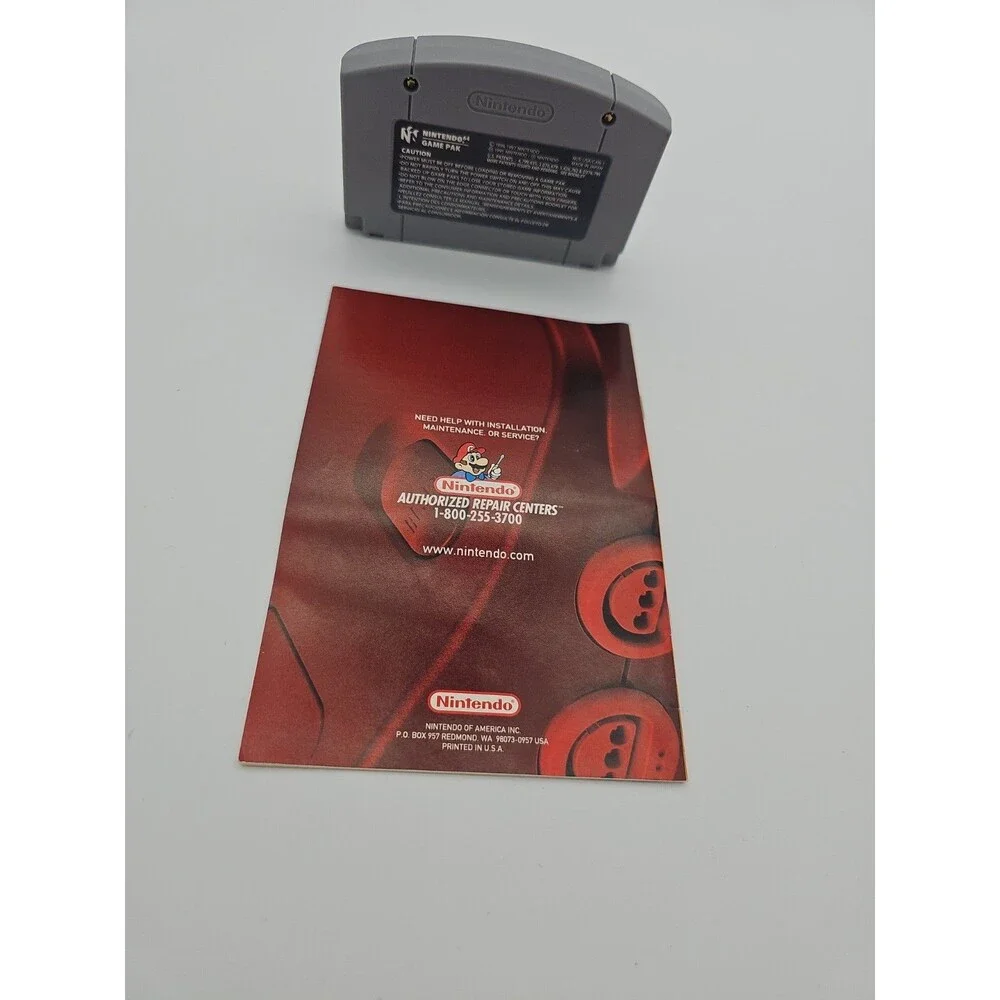 Mario Golf (Nintendo 64 N64 1999) Comes With Manual - Authentic/Tested/Working